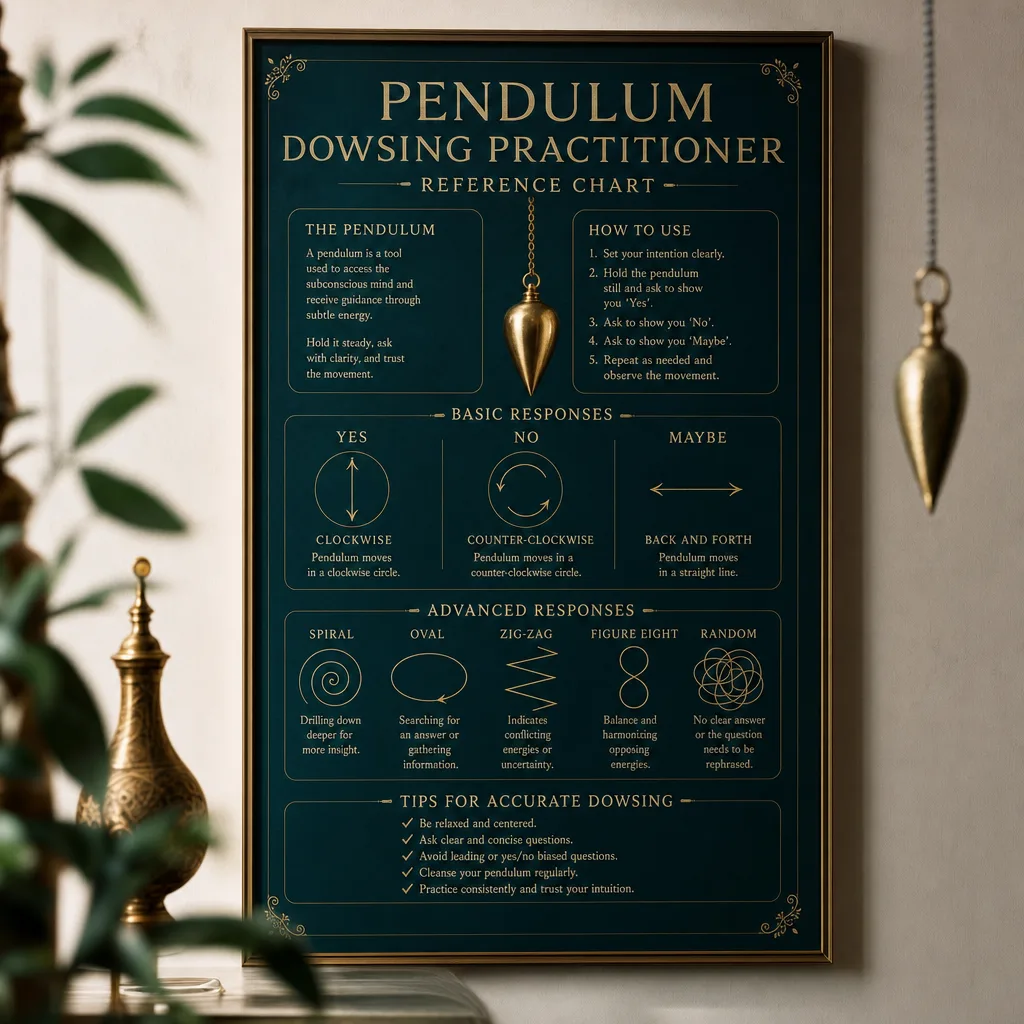Pendulum Dowsing Practitioner reference guides